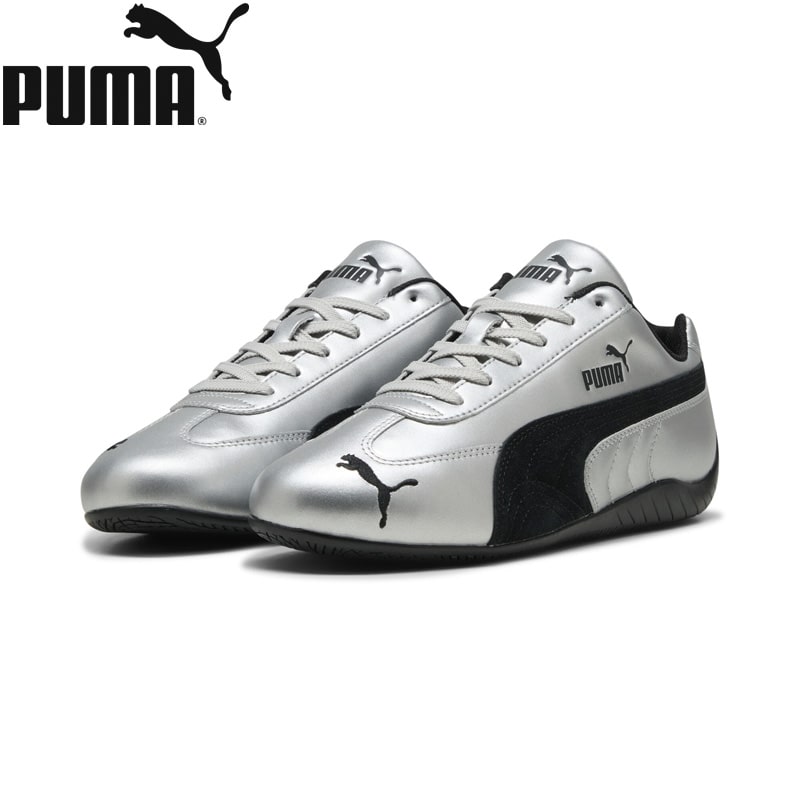 PUMA スピードキャット　シルバー 23.5 PUMA プーマ ユニセックス スピードキャット メタリック