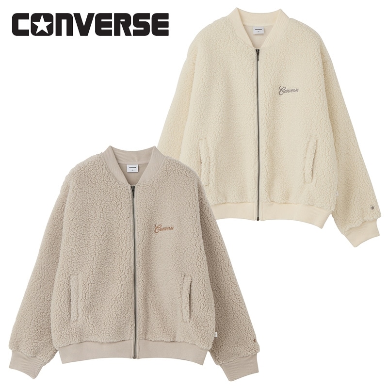 CONVERSE コンバース ボアジャケット(ベージュ): 通常| プラザ