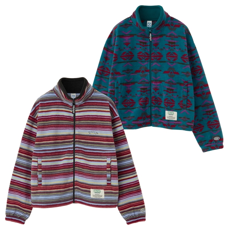 DISCUS ディスカス フリースジャケット(ボーダー): 通常| プラザ