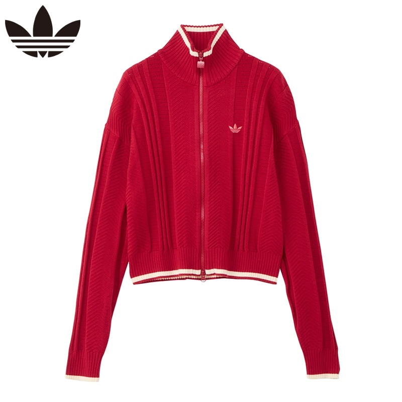 adidas アディダス ファイヤーバード ケーブルニットトラックトップ
