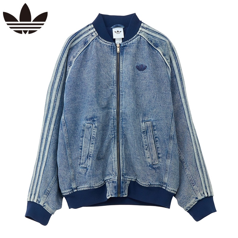 adidas アディダス SST トラックトップ ライトデニム(ライトブルー