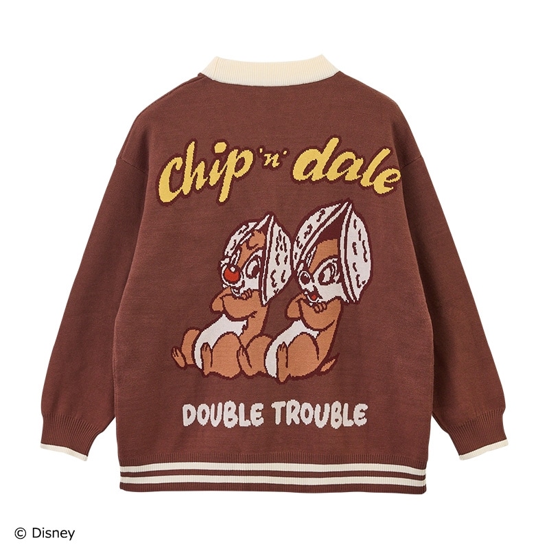 サンプル画像ニットのみDisneyとサンリオetc… チップ＆デール / ニットカーディガン(チップ＆デール): 通常| プラザ