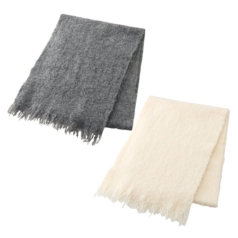 ルナジュメール ブークレメランジマフラー(グレー): 通常| プラザ