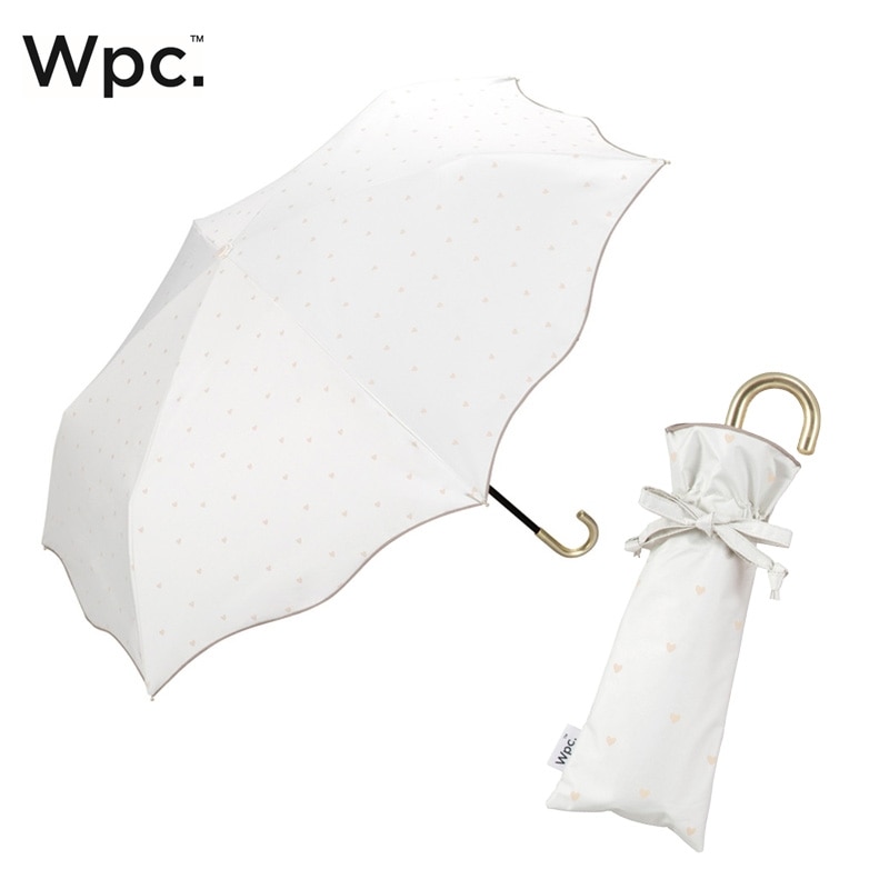 Wpc. 折りたたみ傘 ハートメロウ 日傘 遮光(オフ): 通常| プラザ Wpc. 折りたたみ傘 ハートメロウ 日傘 遮光(オフ): 通常| プラザ