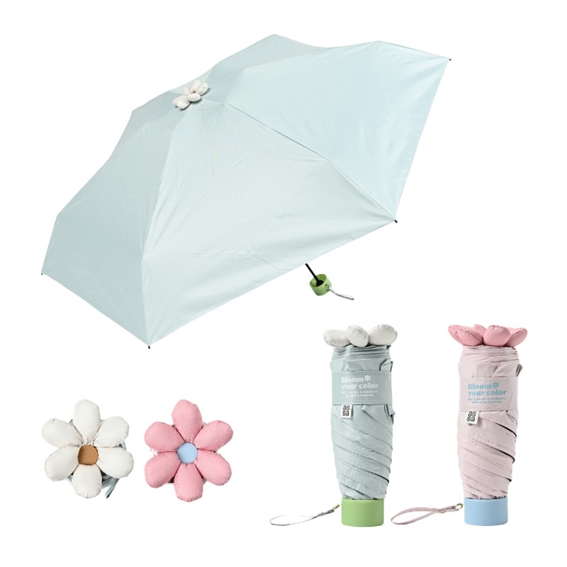assa Ohana Parasol お花パラソル 折りたたみ 遮光 日傘 プレーン