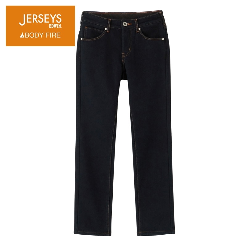 EDWIN エドウィン LADIES BODY FIRE ジャージーズスリムストレート