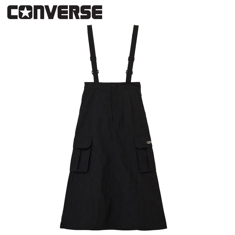 CONVERSE コンバース ナイロンカーゴスカート(ブラック): 通常| プラザ