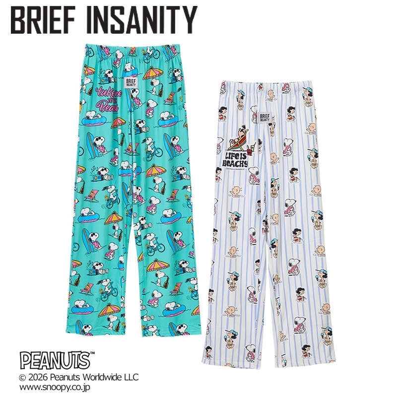 BRIEF INSANITY ブリーフインサニティ ラウンジパンツ PEANUTS