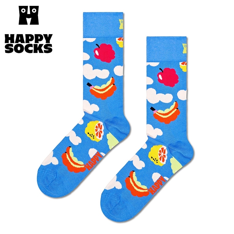 Happy Socks ハッピーソックス クルー丈ソックス クラウディフルーツ