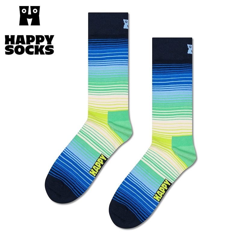 Happy Socks ハッピーソックス クルー丈ソックス グラディエント