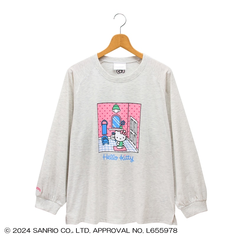 HELLO KITTY ハローキティ ロングスリーブTシャツ サイクリング