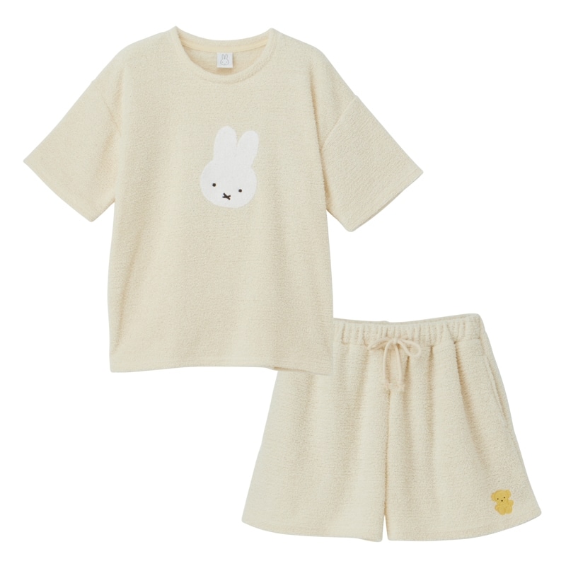ミッフィー Miffy パイルルームウェア バニラホワイト(バニラ