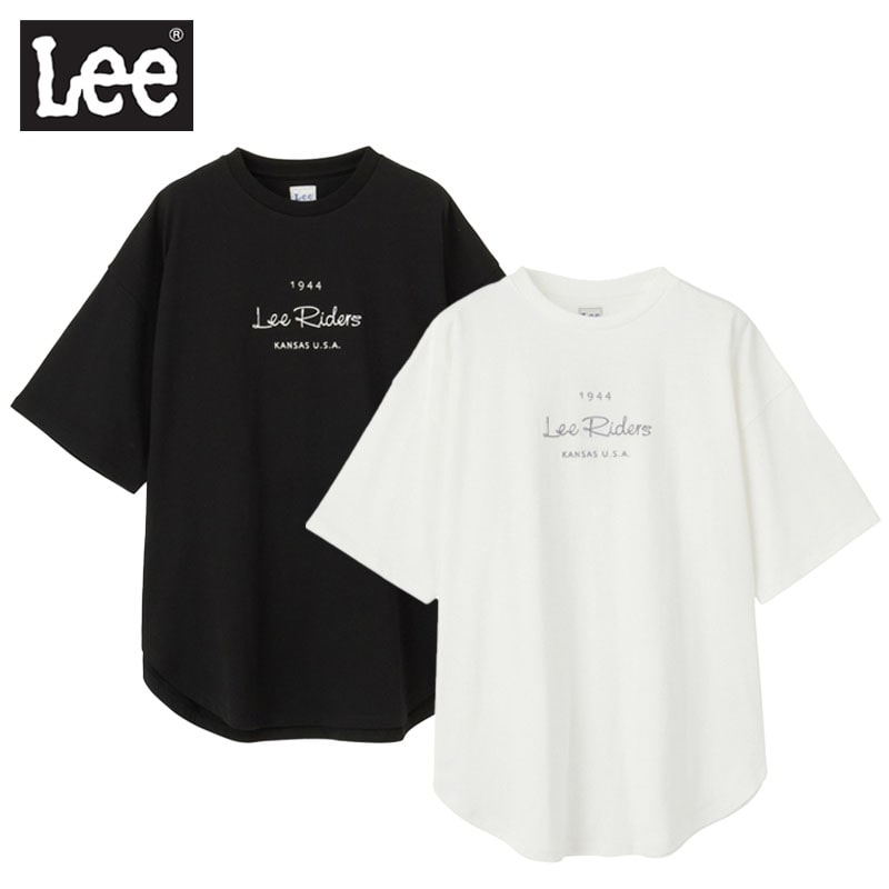 Lee リー ラウンドヘムTシャツ(ホワイト): 通常| プラザ Lee リー ラウンドヘムTシャツ(ホワイト): 通常| プラザ