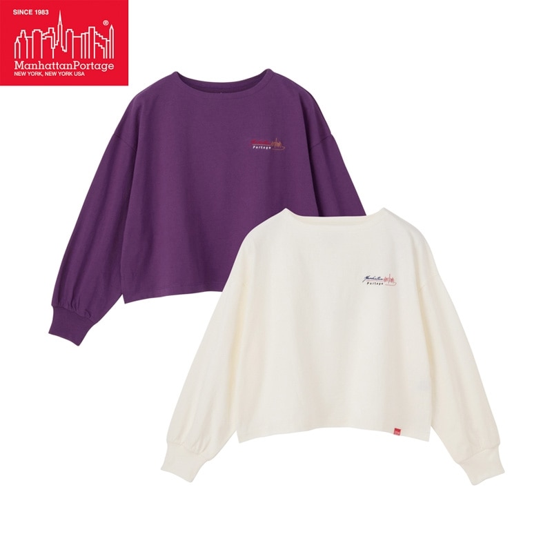 Manhattan Portage マンハッタンポーテージ ショートレングス 長袖Tシャツ プリントTシャツ 送料無料 MP-L143 Manhattan Portage マンハッタンポーテージ ショートレングス