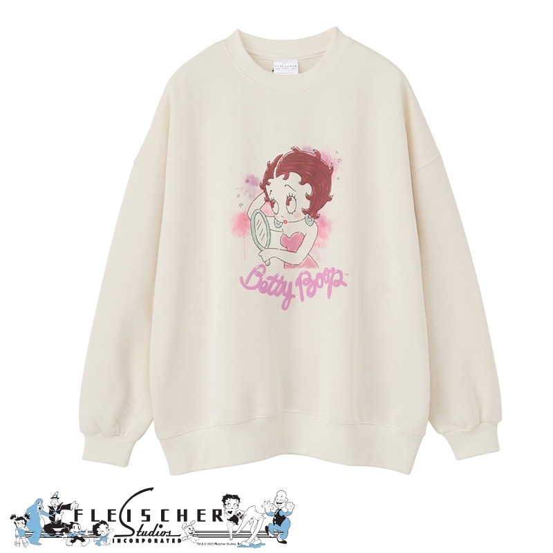 Da-iCE × Betty Boop スウェット(Ｍ)グレー 未開封/匿名配送 BETTY BOOP トレーナー スウェット BETTY×GYDA GLITTER