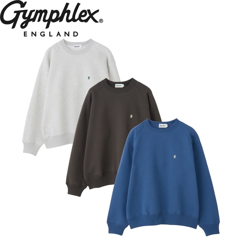 Gymphlex ジムフレックス 長袖スウェットプルオーバー(グレー