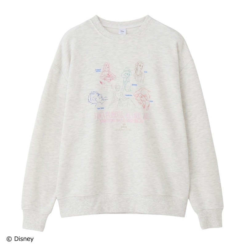 Disney (ディズニー) PRINCESS/スウェット(アッシュ): 通常| プラザ