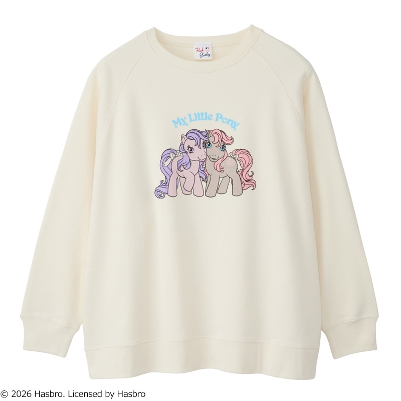 新品 SATUR メランジアイボリー スウェット L 新品 SATUR メランジアイボリー スウェット L