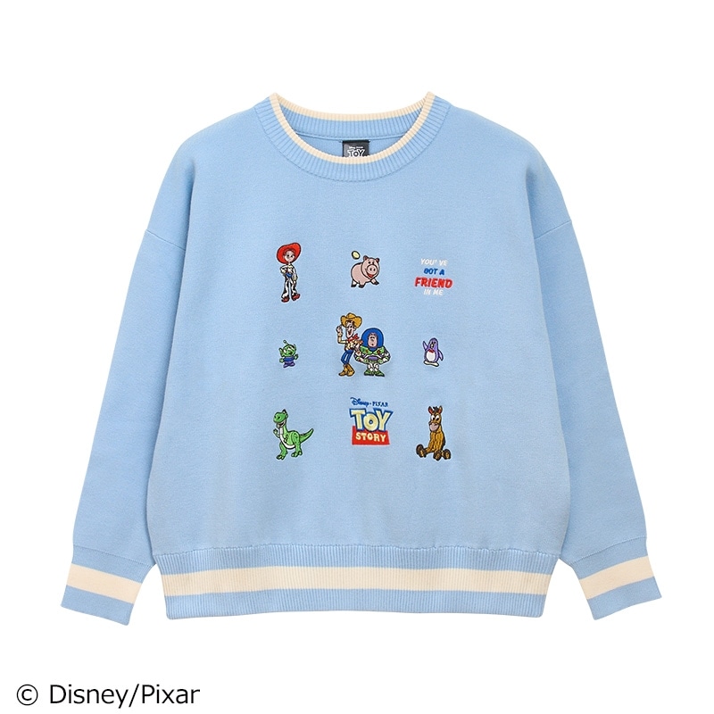 TOY STORY (トイ・ストーリー)/プルオーバーニット サックス(サックス