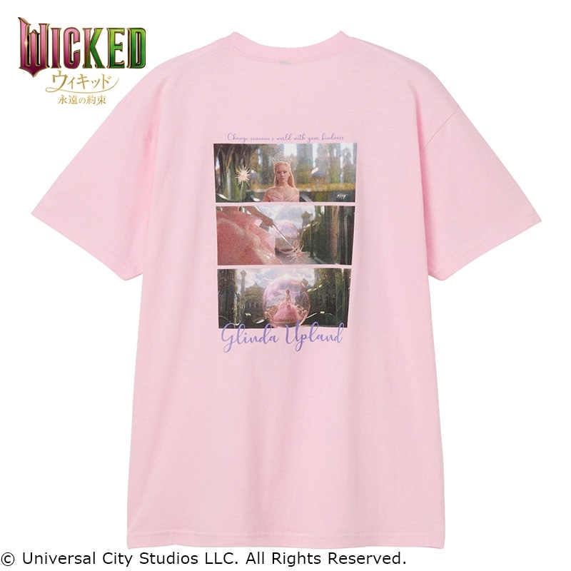 WICKED / ウィキッド / Tシャツ グリンダ ピンク（ワイド）(グリンダ