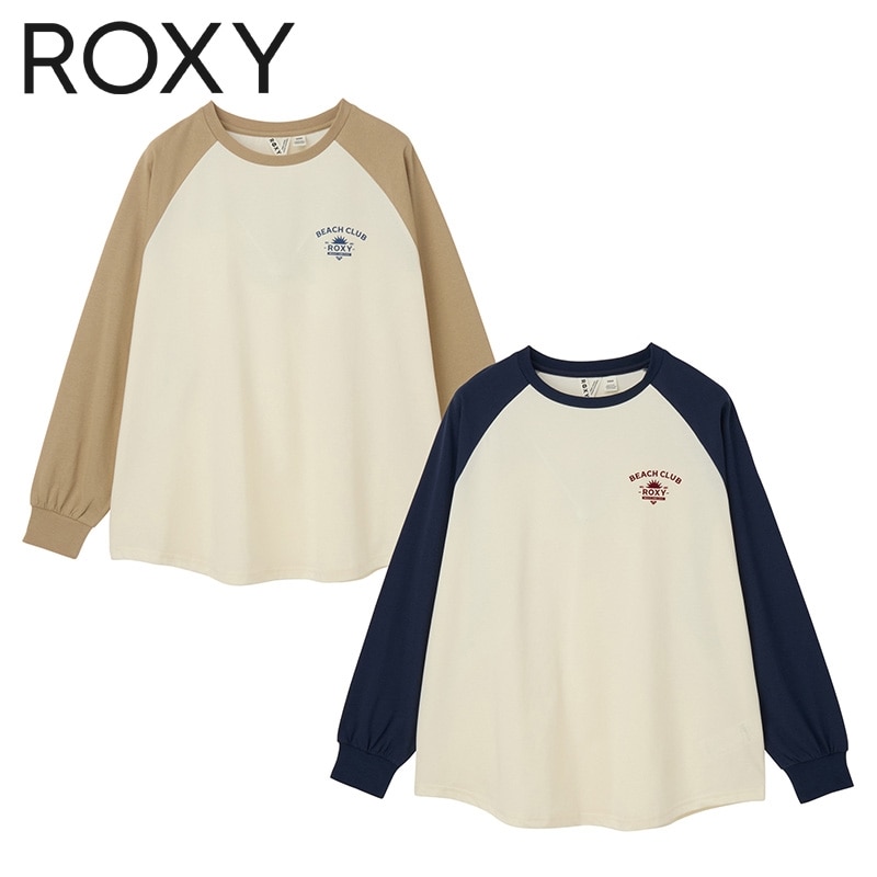 ROXY ロキシー ラグラン ロングスリーブTシャツ(ネイビー): 通常
