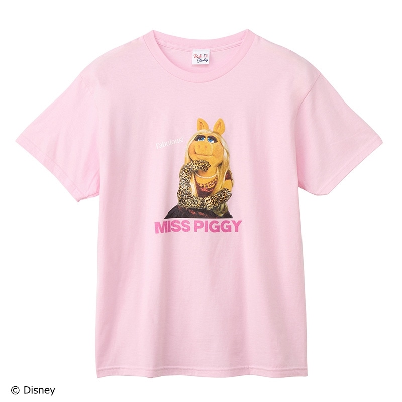 THE MUPPETS / ザ・マペッツ / ミス・ピギー / Tシャツ ピンク (ワイド