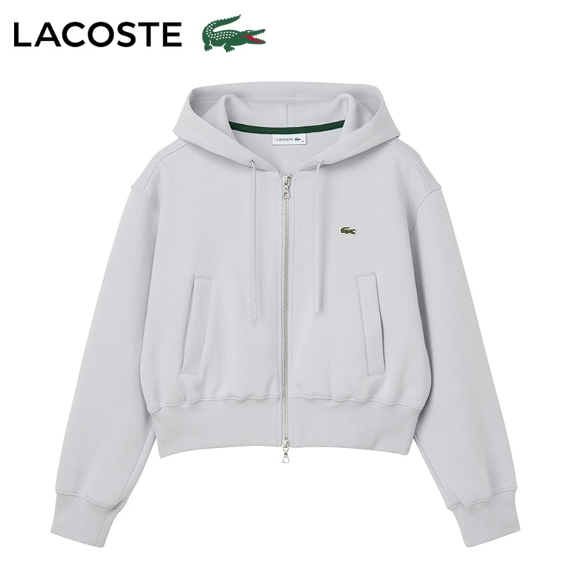 極美品　ラコステ　プルオーバーパーカー　ライトグレー LACOSTE ラコステ フーディー ライトグレー(規格なし): 通常| プラザ