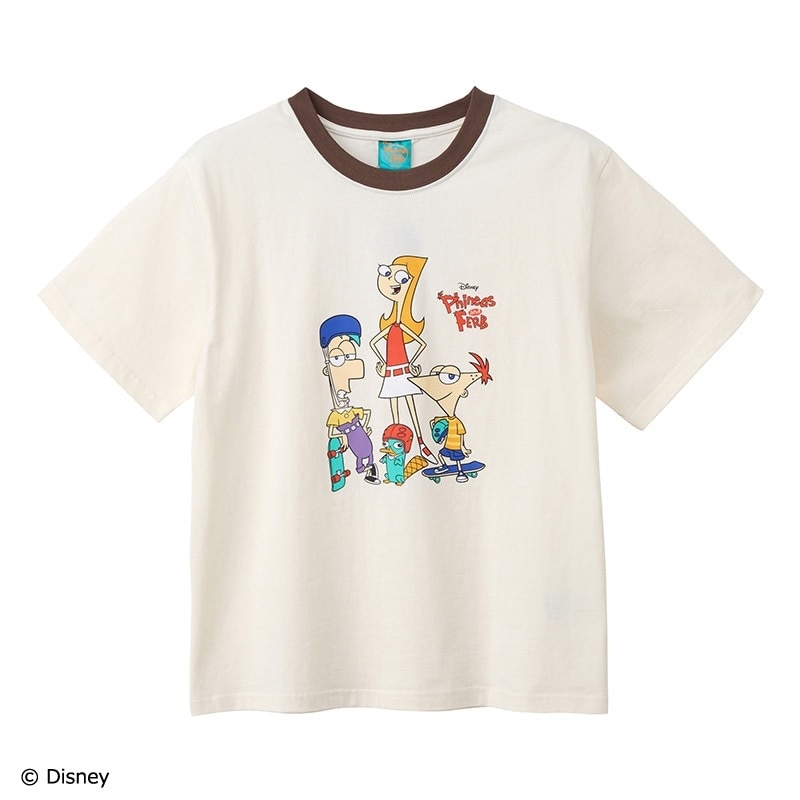 Disney / フィニアスとファーブ / Tシャツ バニラホワイト(規格なし