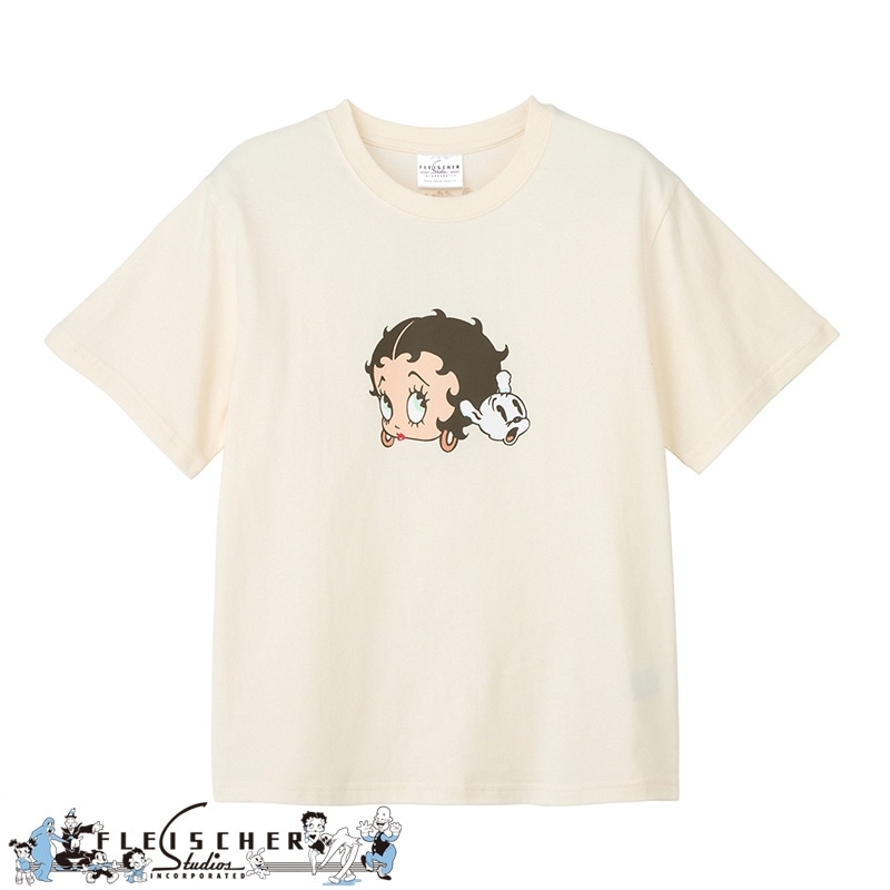 Betty Boop(TM) / ベティー ブープ(TM) Tシャツ バニラホワイト