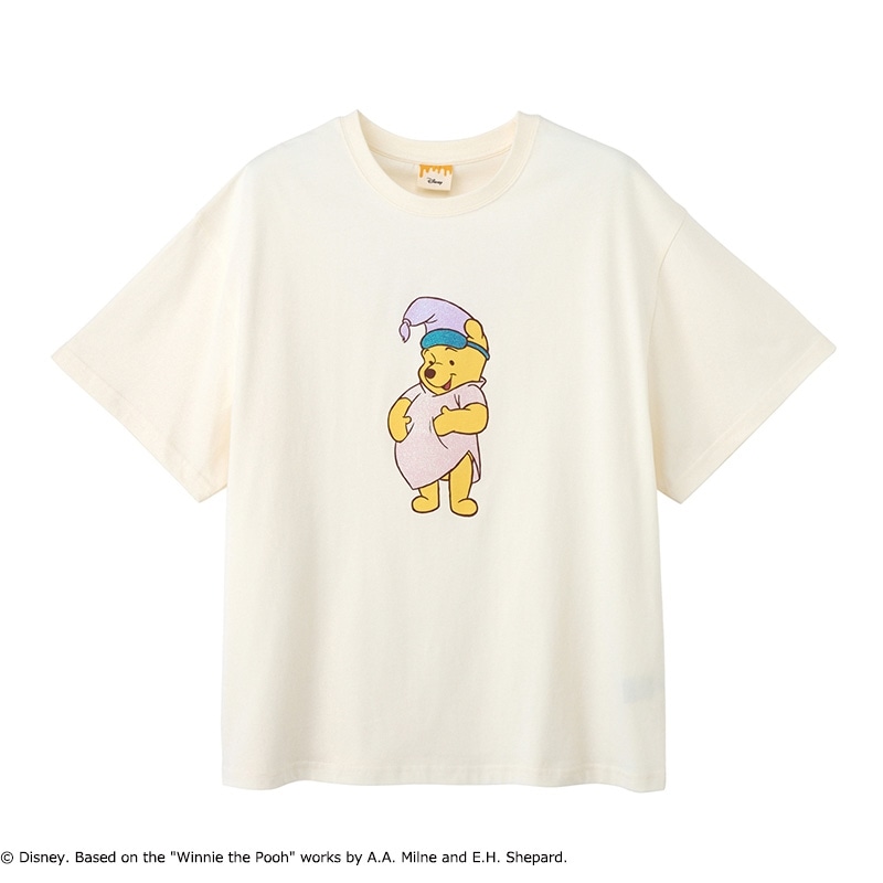 Disney（ディズニー）/ プーさん / Tシャツ バニラホワイト