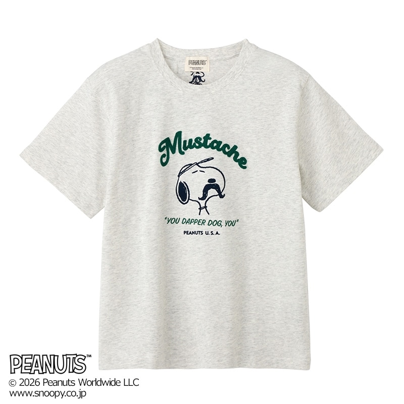 スヌーピー PEANUTS / Tシャツ アッシュ（ベーシック）(アッシュ