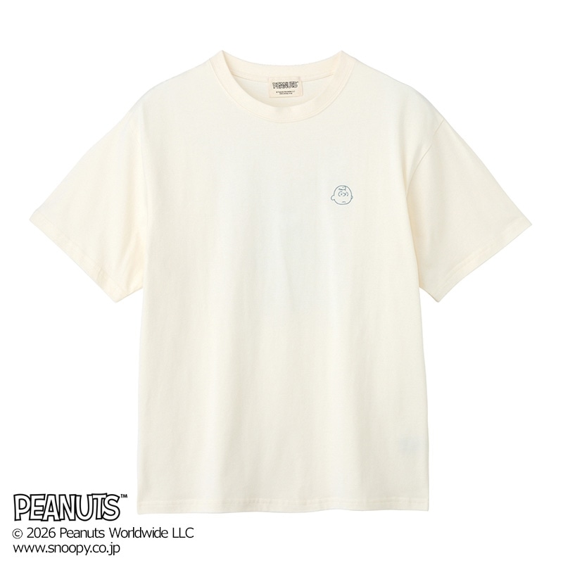 スヌーピー PEANUTS / バッグ4マスTシャツ バニラホワイト（ワイド
