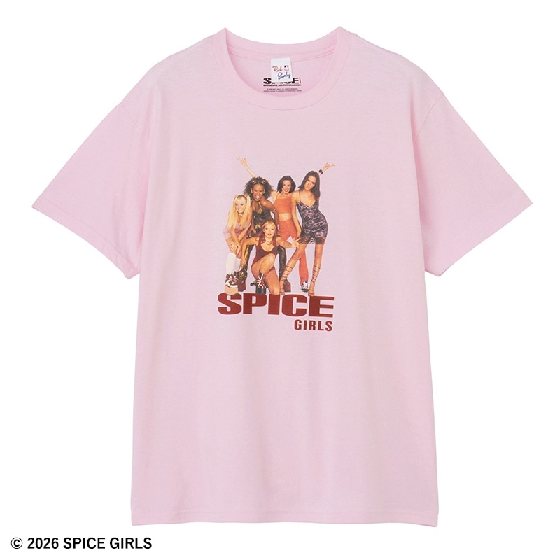 SPICEGIRLS / スパイス・ガールズ Tシャツ ピンク (ベーシック)(ピンク