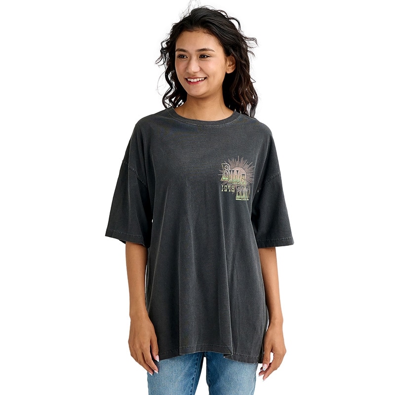 BILLABONG ビラボン ウィメンズ GRAPHIC PRINT LOOSE FIT Tシャツ(OFB