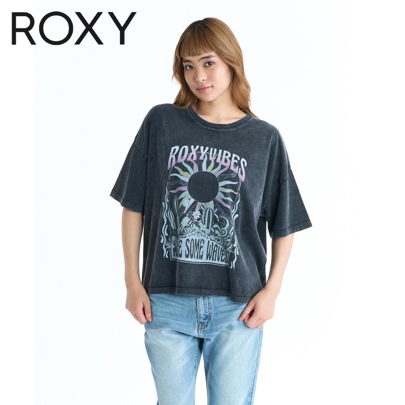 romanmb48まとめ商品 ROXY ロキシー ウィメンズ ROXY VIBES Tシャツ(ブラック): 通常