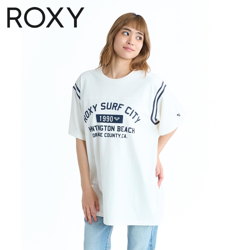 ROXY ロキシー ウィメンズ SURF CITY Tシャツ(ナチュラル): 通常