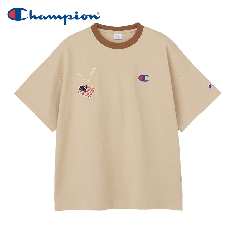 Champion チャンピオン Tシャツ ベージュ(ベージュ): 通常| プラザ