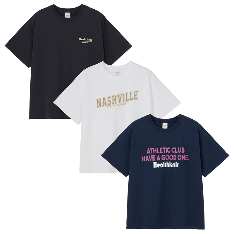 Health Knit ヘルスニット Tシャツ(スミクロ): 通常| プラザオンライン