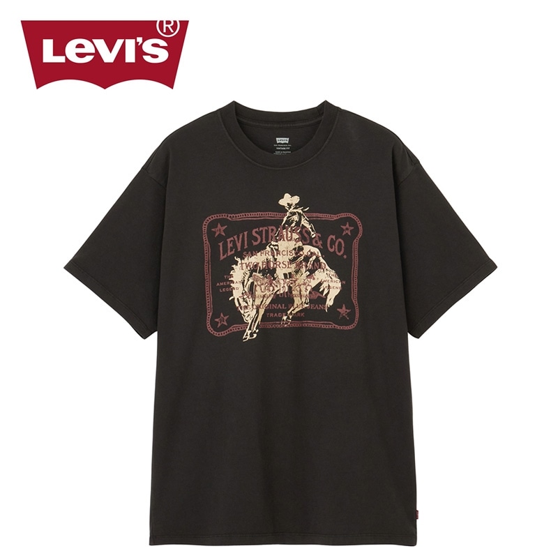 LEVI'S リーバイス グラフィック Tシャツ(ブラック): 通常| プラザ