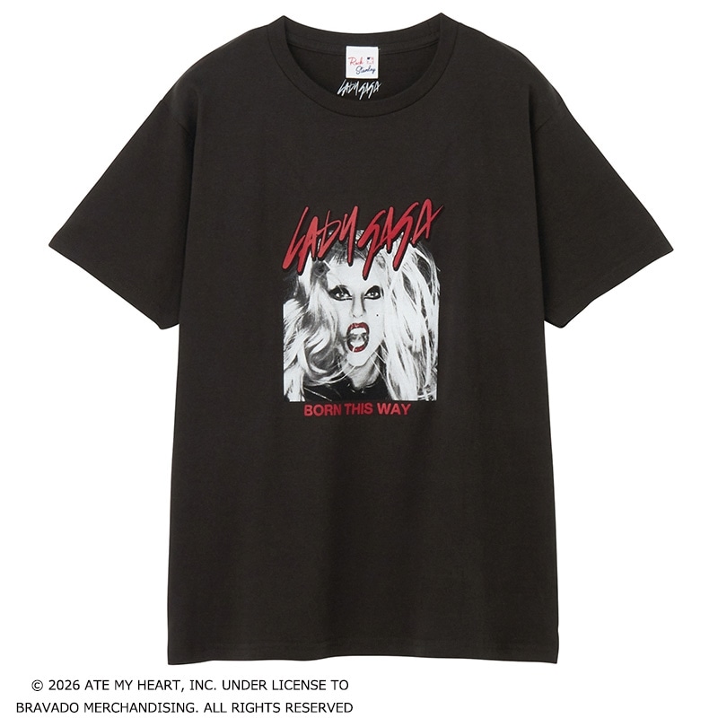 LADY GAGA レディー・ガガ / Tシャツ スミクロ (ベーシック)(スミクロ