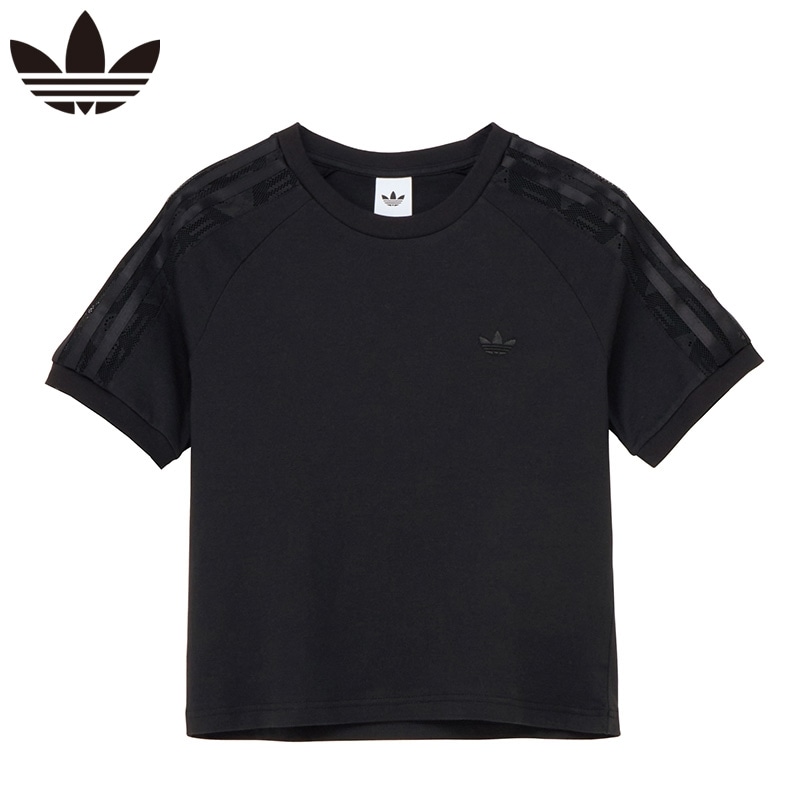 カットソー adidas アディダス レースTシャツ ブラック(ブラック): 通常| プラザ