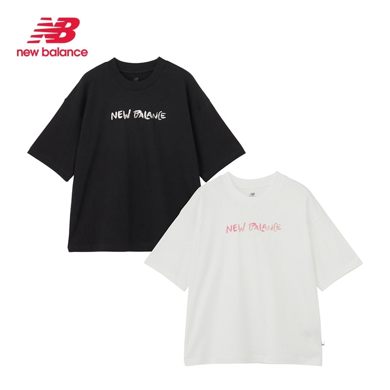 New Balance ニューバランス フロントロゴTシャツ(ブラック): 通常 New Balance ニューバランス フロントロゴTシャツ(ブラック): 通常