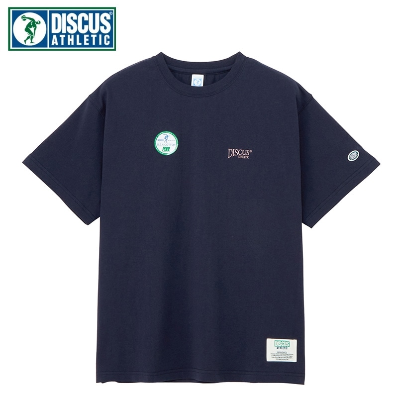 DISCUS ディスカス グラフィックTシャツ(ネイビー): 通常| プラザ