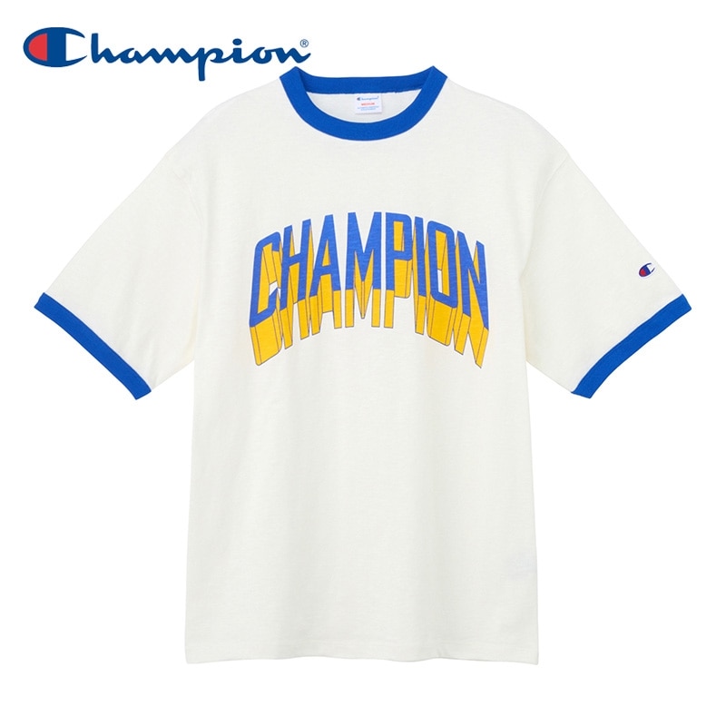 チャンピオン　リンガーT Champion チャンピオン リンガーTシャツ(ホワイト): 通常| プラザ シャツ