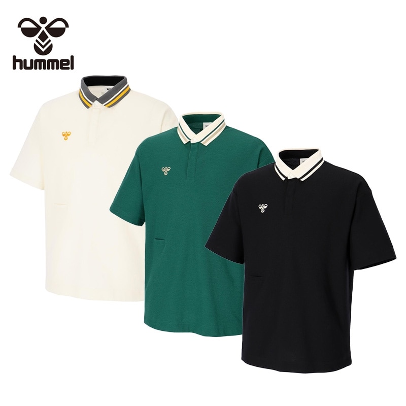 hummel ヒュンメル プレイポロシャツ(グリーン): 通常| プラザ