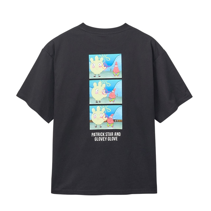 SpongeBob SquarePants スポンジ・ボブ パトリック Tシャツ ブラック