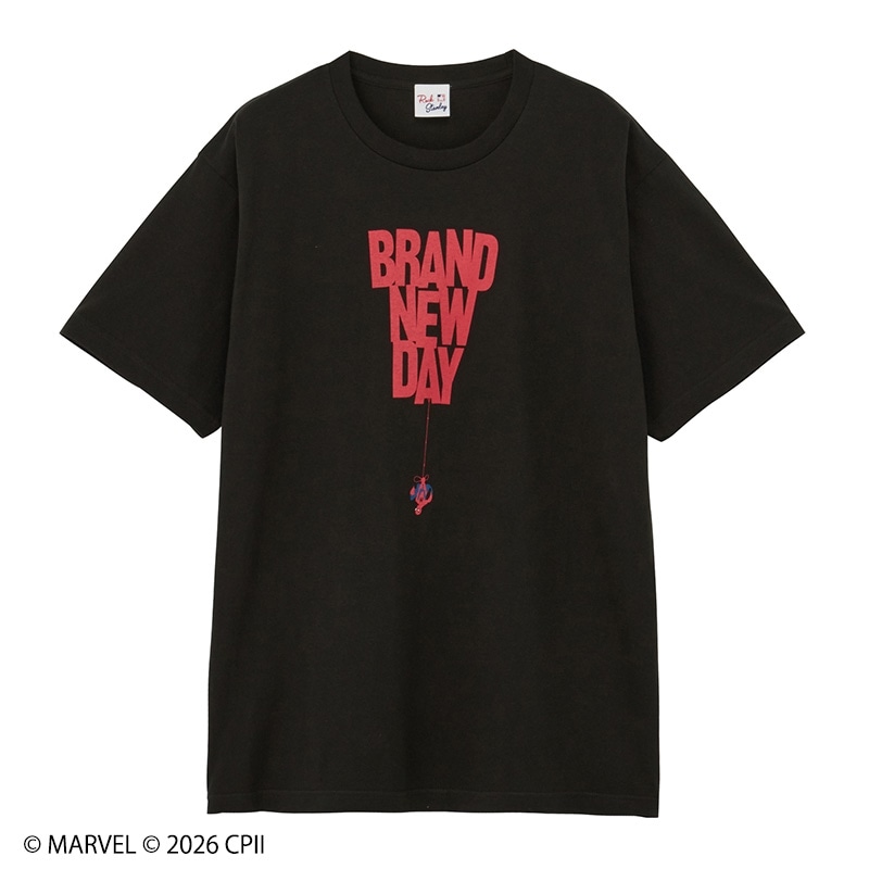 SPIDER-MAN スパイダーマン / Tシャツ スミクロ (ワイド)(スミクロ