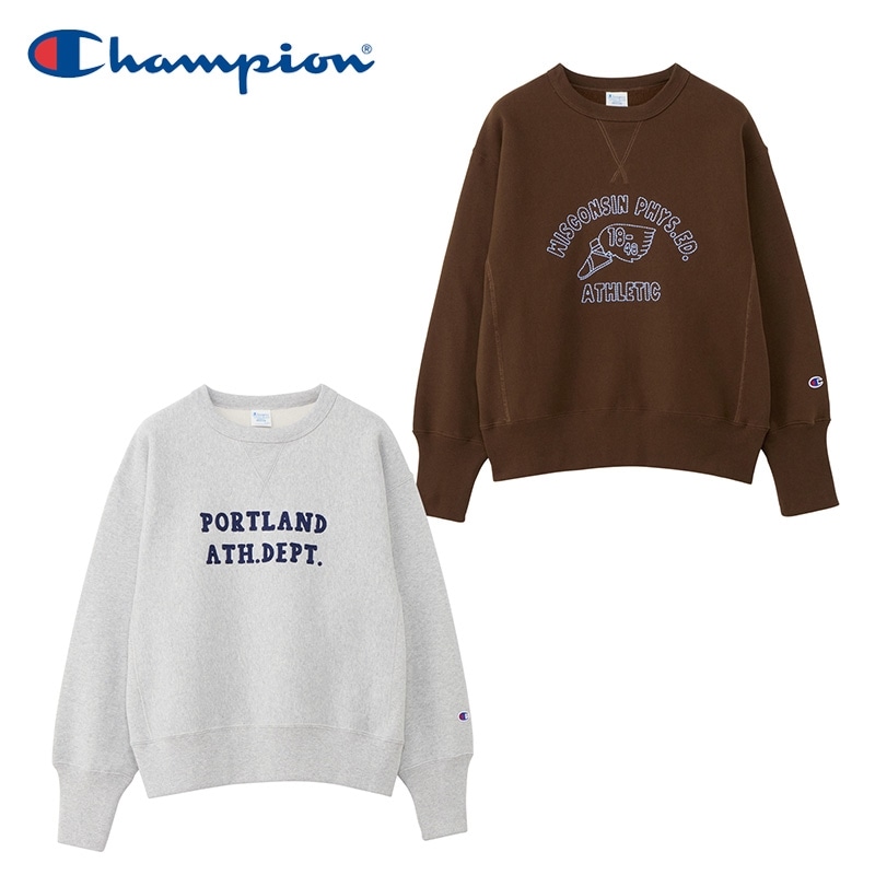CHAMPION グレー トレーナー Sサイズ Champion チャンピオン スウェット(グレー): 通常| プラザオンラインストア