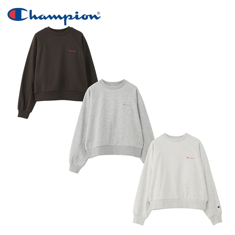 Champion チャンピオン ラグランスウェット(ブラック): 通常| プラザ