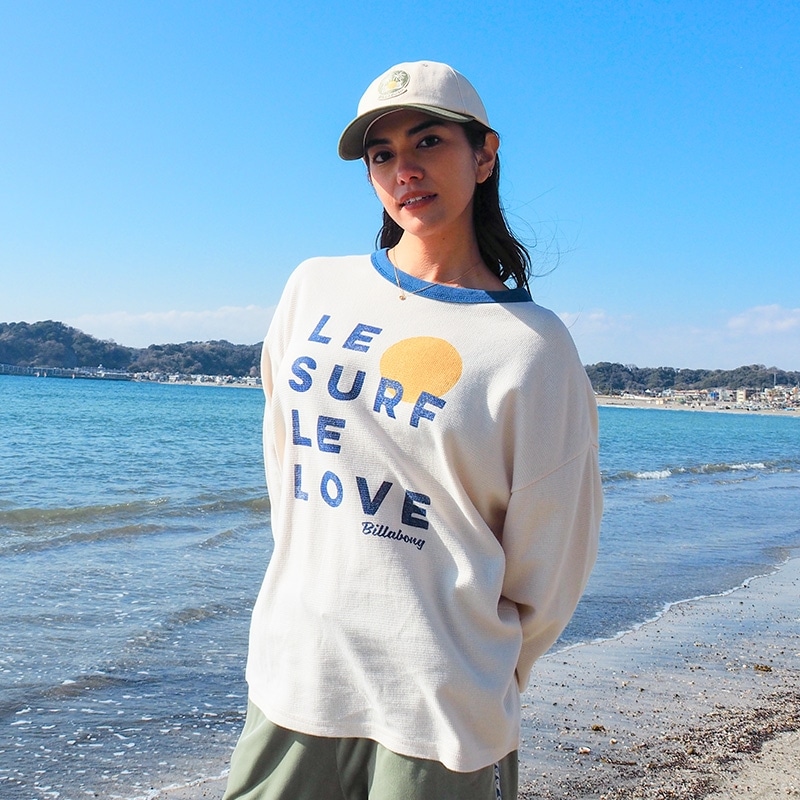 BILLABONG ビラボン ウィメンズ LE SURF LE LOVE LS TEE ロンT(WCP